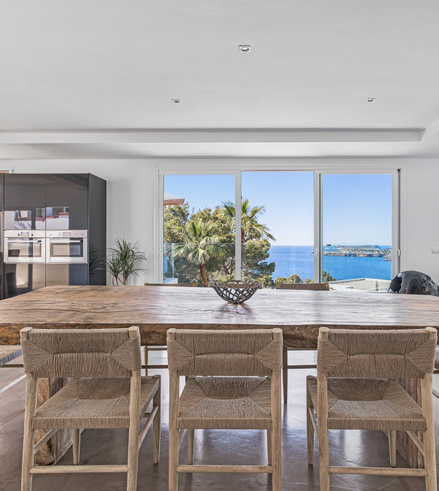 Resa Estates villa te koop sale Ibiza tourist license vergunning modern dining area views.jpg